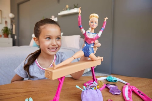 Mattel Barbie® Gymnastics Doll and Accessories, 1 ct - Fry's Food Stores