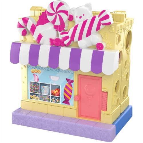 Pollyville Candy Store with 4 Floors, 2 Dolls and 5 Accessories Perspective: top