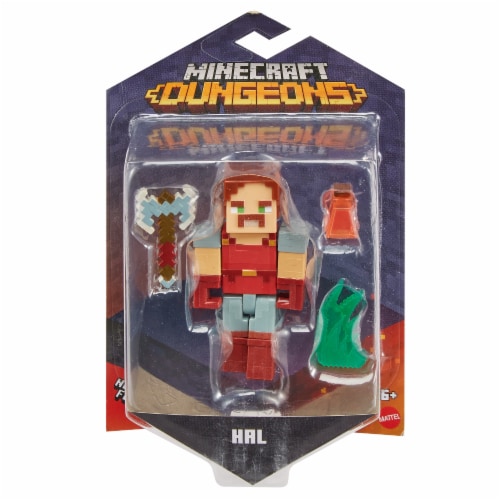 Mattel Minecraft Dungeons 325 Hal Figure Perspective: top