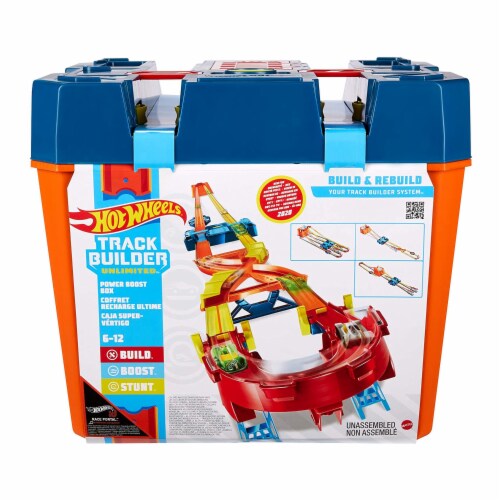  Hot Wheels Track Builder Unlimited Power Boost Box