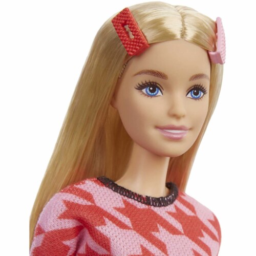 Barbie Fashionistas Doll with Pink Top and Skirt, Toy for Kids 3 to 8 Years Old Perspective: top