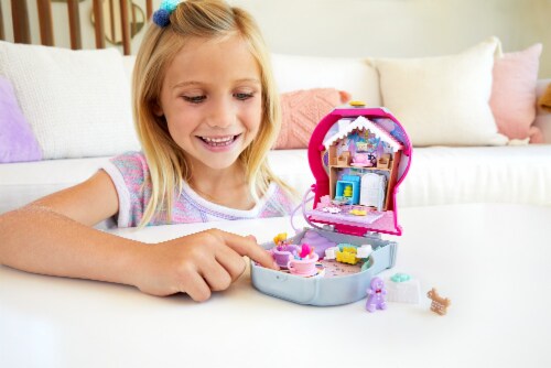 Mattel® Polly Pocket™ Candy Cutie Gumball Compact Playset Perspective: top