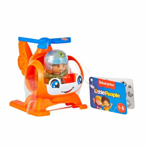 Fisher-Price® Little People® Push-Along Helicopter Toy Perspective: top
