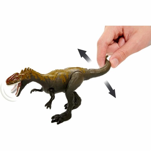 Jurassic World Camp Cretaceous Savage Strike Monolophosaurus Dinosaur Figure w/ Attack Move Perspective: top