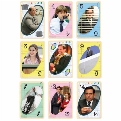 Uno The Office The Card Game Perspective: top