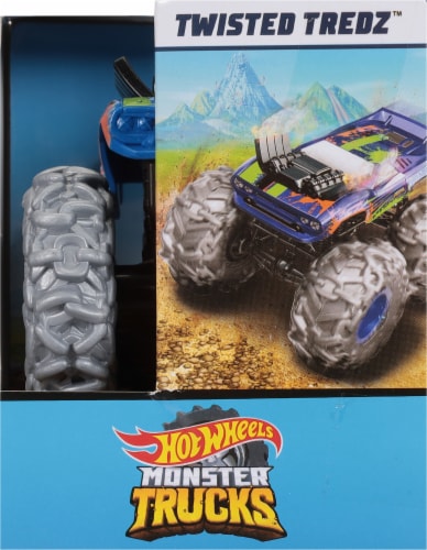 Mattel Hot Wheels Monster Trucks Twisted Tredz™ Rodger Dodger™ Truck Perspective: top