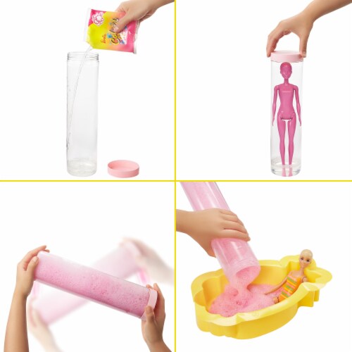 Mattel Barbie® Color Reveal Foam Doll Perspective: top
