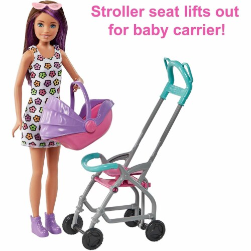 Mattel Barbie® Skipper™ Babysitters Inc.™ Doll + Accessories Perspective: top