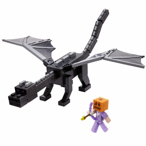 Minecraft Figures Ultimate Ender Dragon 22 & Steve 3.25 Action