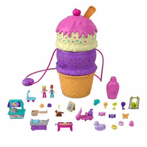 Mattel® Polly Pocket™ Spin 'N Surprise Playground Perspective: top