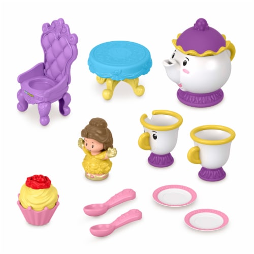 Fisher-Price Little People Disney Princess Time for Tea with Belle Perspective: top