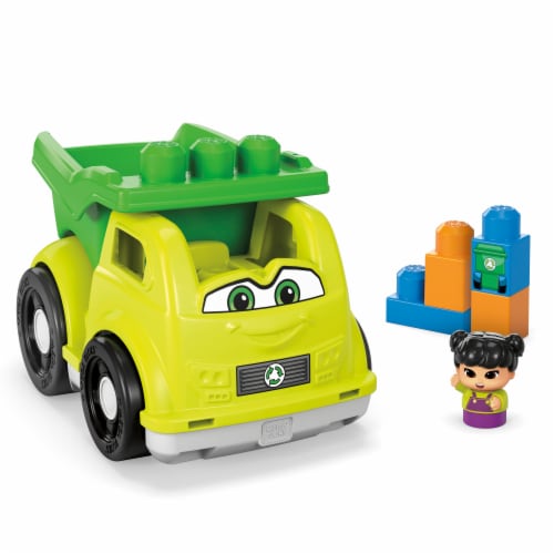 Mega Bloks® Raphy Recycling Truck Block Buddies™ Play Set Perspective: top