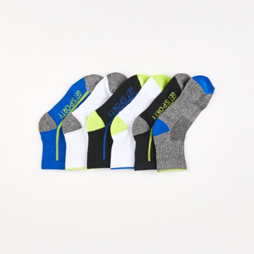 Dip® Premium Active Quarter Crew Socks Perspective: top