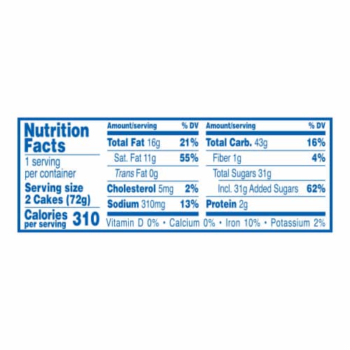 Hostess® Ding Dongs® Single-Serve Chocolate Cakes Perspective: top