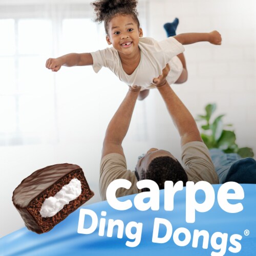 HOSTESS Chocolate DING DONGS Single Serve Perspective: top