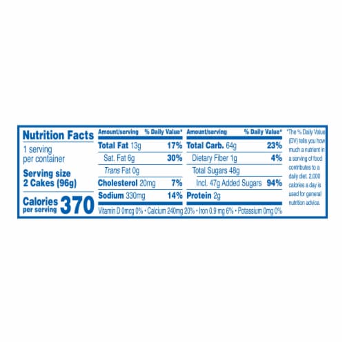 Hostess® Orange Flavored Single-Serve Cupcakes Perspective: top