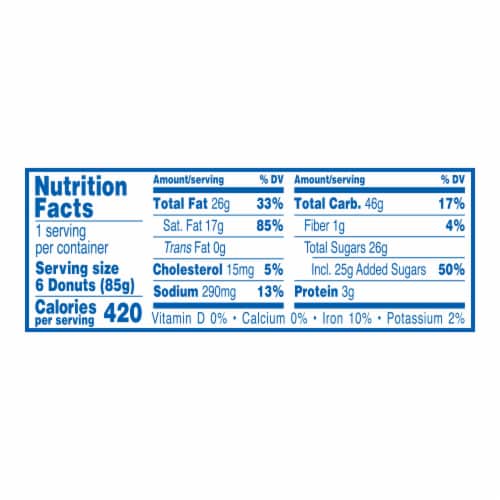 Hostess Frosted Strawberry Mini Donettes Perspective: top