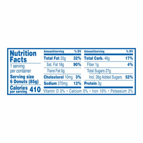 Hostess® Donettes® Single-Serve Chocolate Frosted Mini Donuts Perspective: top