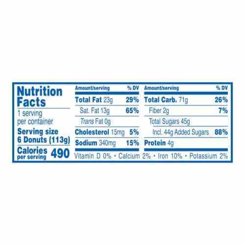 Hostess® Donettes® Single-Serve Crunch Donuts Perspective: top