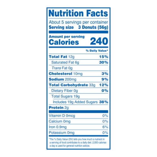 HOSTESS Glazed DONETTES Bag, Mini Donuts Perspective: top