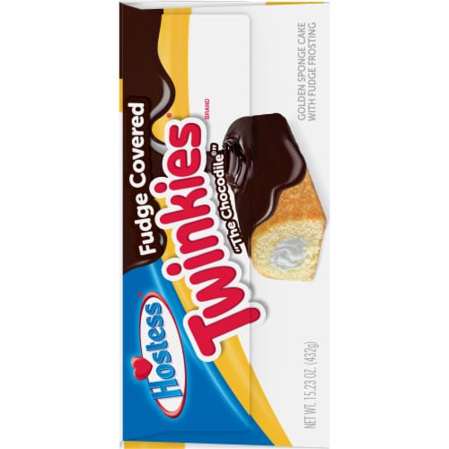 Hostess® Twinkies® The Chocodile Golden Sponge Cake Perspective: top