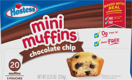 Hostess® Chocolate Chip Mini Muffins Perspective: top