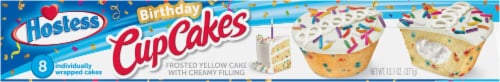 Hostess Birthday Cupcakes Perspective: top