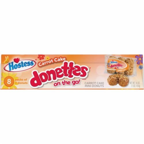 Hostess Limited Edition Carrot Cake Donettes On The Go Perspective: top