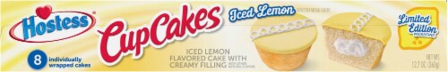 Hostess® Cream Filled Iced Lemon Cupcakes Perspective: top