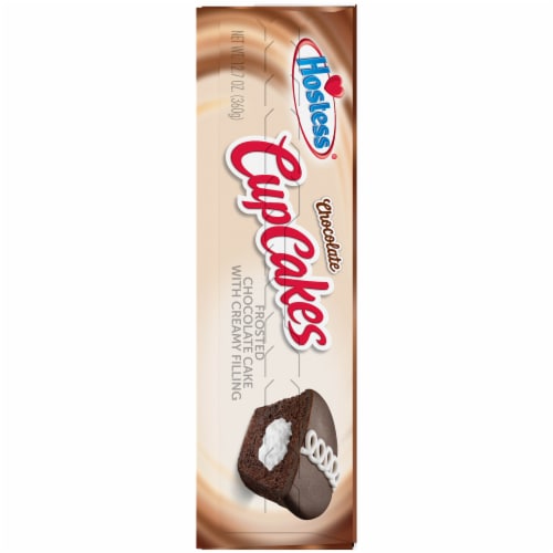 HOSTESS Limited Edition Chocolate CupCakes, 8 Count 12.7 oz Perspective: top