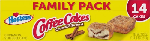 Hostess® Cinnamon Steusel Coffee Cakes Perspective: top