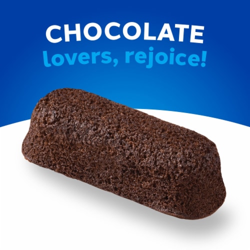 Hostess Twinkies Chocolate Lovers Snack Cakes Perspective: top