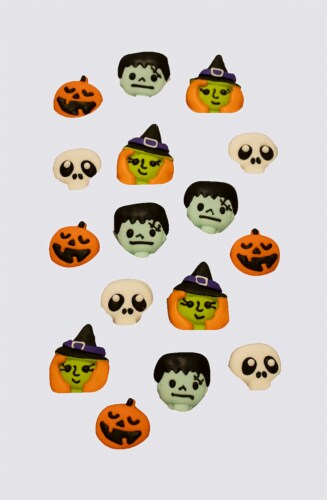 Holiday Home Halloween Icing Decorations Perspective: top