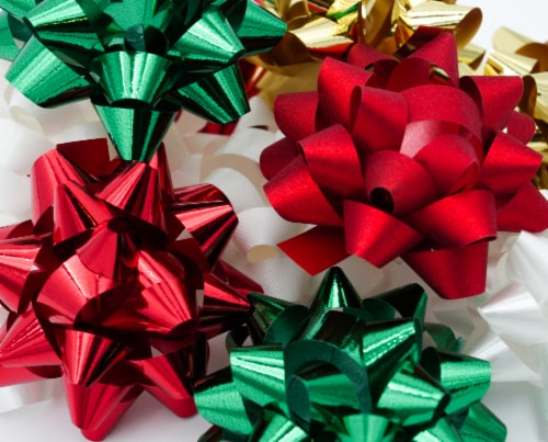 Holiday Home® Mini Bow Bag - Winter Wishes Perspective: top