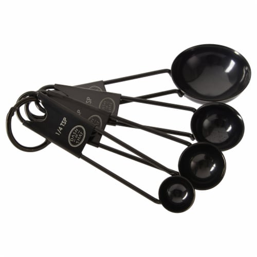Dash of That® Stainless Steel Measuring Spoons Perspective: top