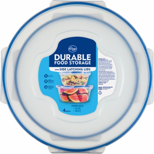 Kroger® BPA-Free Durable Plastic Food Storage Container With Lid Set Perspective: top
