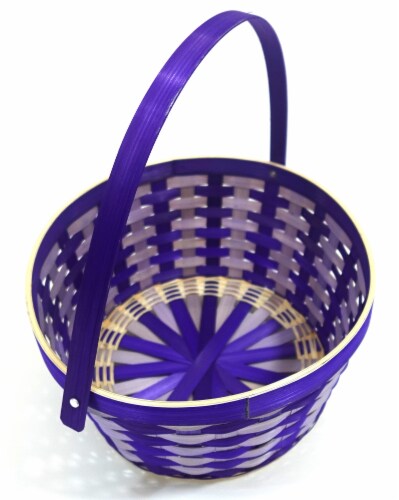 Holiday Home Easter Basket Two Tone Bamboo - Purple Perspective: top