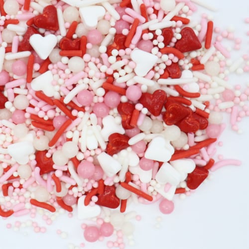 Holiday Home® Valentine's Sprinkle Mix Tub Perspective: top