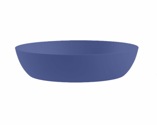HD Designs Outdoors Summer Dinner Bowl - Sodalite Blue Perspective: top