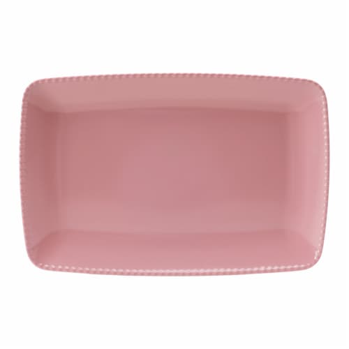 Holiday Home® Easter Large Serving Platter - Pink Perspective: top