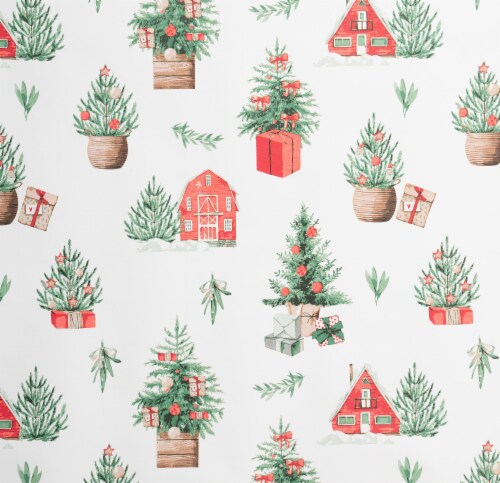 Holiday Home Holiday Farmhouse Gift Wrap Perspective: top