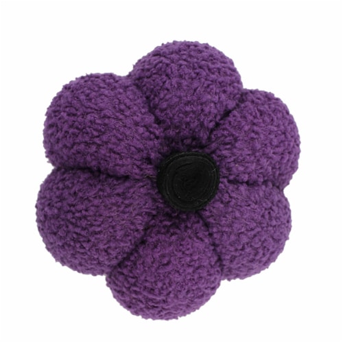 Holiday Home 7" Purple Felt Pumpkin Halloween Décor Perspective: top