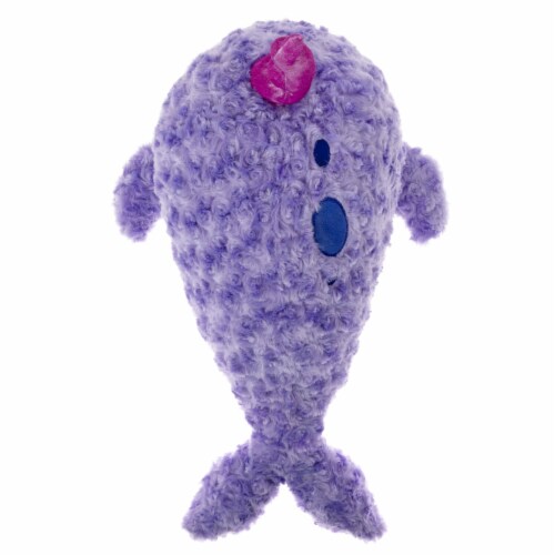 Holiday Home 22 Inch Purple Narwhal Plush Perspective: top
