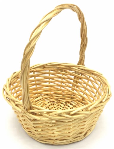 Holiday Home Easter Split Willow Basket - Natural Perspective: top