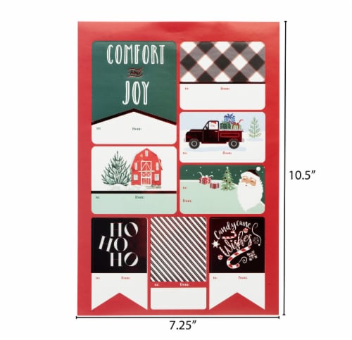 Holiday Home® Specialty Comfort & Joy Gift Tags Perspective: top
