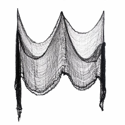 Holiday Home® Black Creepy Fabric Halloween Decor Perspective: top