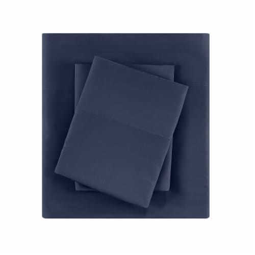 Modavari Home Bamboo Sheet Set - Blue Perspective: top
