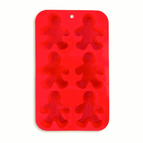 Holiday Home Silicone Bakeware Pan - Gingerbread Perspective: top