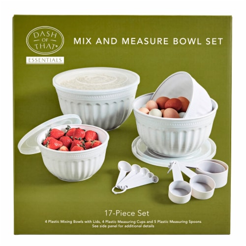 Tabletops Unlimited® DOT Essentials Mix & Measure Bowl Set Perspective: top