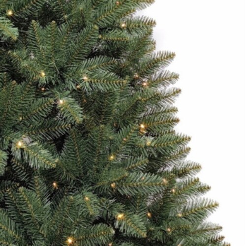 Holiday Home Jefferson Pine Tree with Color Changing LED Lights Perspective: top